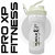 MuscleXP Gym Shaker PRO XP Fitness 100  Leakproof Guarantee Fitness Shaker Blender 700 ml, (White)