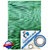 TUFFPAULIN 60FT X 40FT 150GSM Green Hay Cover Heavy Duty Tarpaulin Tirpal Tadpatri, UV and Water Resistant