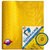 TUFFPAULIN 60FT X 40FT 150GSM Yellow Hay Cover Heavy Duty Tarpaulin Tirpal Tadpatri, UV and Water Resistant