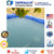 TUFFPAULIN 40FTX40FT 200GSM Blue Pond liner Super Heavy Duty Tarpaulin Tirpal Tadpatri Tharpai UV and Water Resistant