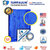 TUFFPAULIN 40FTX40FT 200GSM Blue Pond liner Super Heavy Duty Tarpaulin Tirpal Tadpatri Tharpai UV and Water Resistant