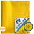 TUFFPAULIN 80FTX80FT 200GSM Yellow Pond Liner Super Heavy Duty Tarpaulin Tirpal Tadpatri Tharpai,UV and water Resistant