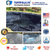 TUFFPAULIN 50FTX50FT 200GSM Black Pond liner Super Heavy Duty Tarpaulin Tirpal Tadpatri Tharpai UV and Water Resistant