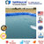 TUFFPAULIN 60FTX60FT 200GSM Blue Pond Liner Super Heavy Duty Tarpaulin Tirpal Tadpatri Tharpai,UV and water Resistant