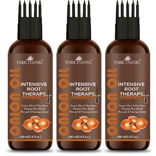 Park Daniel ONION OIL- Intensive Root Therapy- 3 Bottles (300 ml)