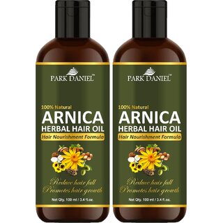 Park Daniel Arnica Herbal Hair Growth Oil 2 Bottle 100 ml(200 ml)