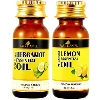 Park Daniel Bergamot & Lemon Essential oil- 2 bottles-& (60 ml)