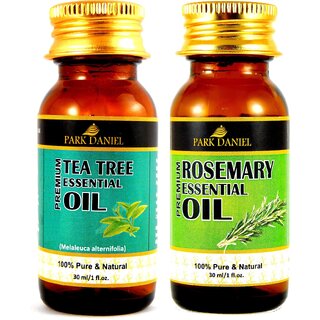 Park Daniel Tea tree & Rosemary essential oil-2 bottles(60 ml)