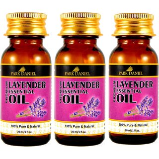 Park Daniel Lavender Essential oil- 3 No.30 ml Bottles(90 ml)