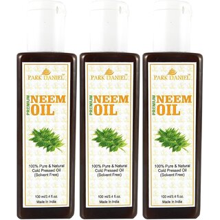 Park Daniel Neem oil  - 3 bottles 100 ml (300 ml)