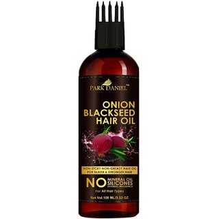 Park Daniel Onion Blackseed Hair Oil-Comb Applicator(100 ml)