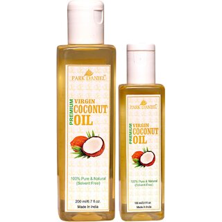 Park Daniel Coconut Oil- 2(200 ml & 100 ml) bottles (300 ml)