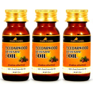 Park Daniel Cedarwood Essential oil- 3 bottles  30 ml(90 ml)