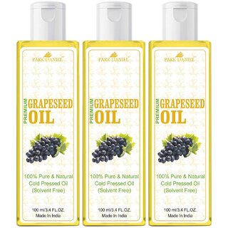 Park Daniel Grapeseed oil combo  3 bottles of 100 ml(300 ml)