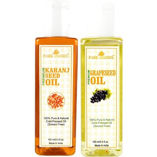 Park Daniel Karanj oil & Grapeseed oil- 2 bottles (200ml)