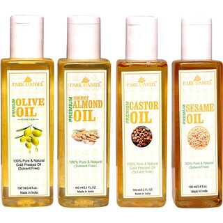 Park Daniel Castor, Olive & Sesame & Almond oil-(400ml)