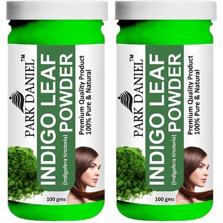 Park Daniel Premium Indigo Powder - Pack of 2, 200gm (2*100gml)