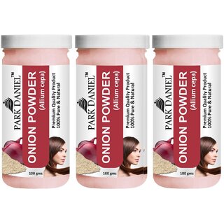 Park Daniel Premium Onion Powder- For Hair Mask - Pack of 3, 300gm (3*100gml)