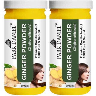 Park Daniel Premium Ginger Powder-100% Pure & Natural - Pack of 2, 200gm (2*100gml)