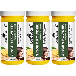 Park Daniel Premium Ginger Powder-100% Pure & Natural - Pack of 3, 300gm (3*100gml)
