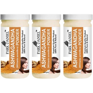 Park Daniel Premium Ashwagandha Powder- For Skin Care  - Pack of 3, 300gm (3*100gml)