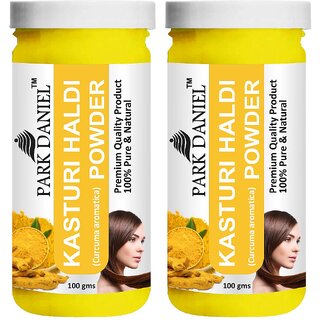 Park Daniel Premium Kasturi Haldi (Turmeric)  Powder - Pack of 2, 200gm (2*100gml)