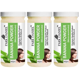 Park Daniel Premium Banana Powder - Pack of 3, 300gm (3*100gml)