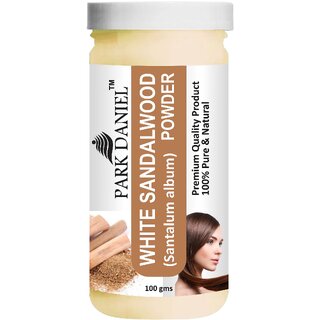 Park Daniel Premium White Sandalwood Powder - For Face pack, Face Masks (100 gms)