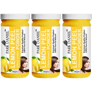 Park Daniel Premium Lemon Peel Powder- Face Cleanser - Pack of 3, 300gm (3*100gml)
