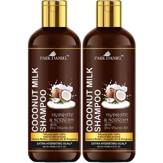 Park Daniel Coconut Milk Shampoo -2 Bottle of 100 ml(200 ml)