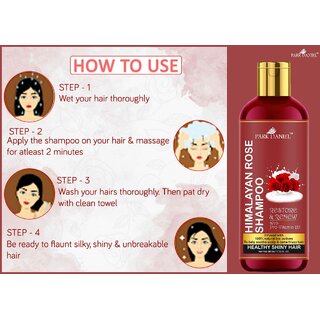 Park Daniel 100% Natural Rose Shampoo -For Healthy and Shiny Hair (100 ml)