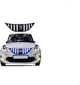 Parts Dady GTR Style LED/LIGHT Front Grill Compatible with Baleno Type-2 (2019 To Present Models Only)