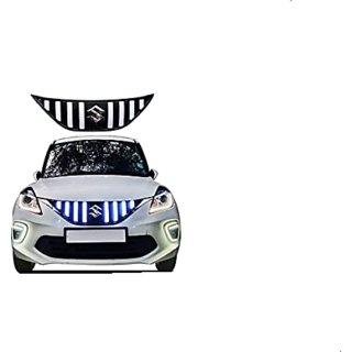 Parts Dady GTR Style LED/LIGHT Front Grill Compatible with Baleno Type-2 (2019 To Present Models Only)
