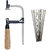 Scorpion Steel Adjustable Coping Hand Saw with 144 Piece Blades For Gold and Silver(75mm Inner Height)