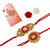 Lucky Jewellery Rakhi 18K Gold Plated Rakhi Collection Rakhee Bracelet for Bro/Brother Rakshasutra