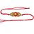 Lucky Jewellery Rakhi 18K Gold Plated Rakhi Collection Rakhee Bracelet for Bro/Brother Rakshasutra