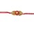 Lucky Jewellery Rakhi 18K Gold Plated Rakhi Collection Rakhee Bracelet for Bro/Brother Rakshasutra