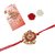 Lucky Jewellery Rakhi 18K Gold Plated Rakhi Collection Rakhee Bracelet for Bro/Brother Rakshasutra