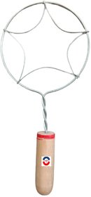 Ruti seka or roti grill jali set 1 piece with wooden handle