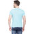Aarable Men's Sky Blue Men  Round Neck T-shirt