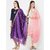 Get Wrapped Gold Border Dupatta & a Textured Shaded Dupatta for Women - Combo Pack of 2