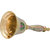 NAU NIDH BRASS BELL WHITE COLOURED Brass Pooja Bell