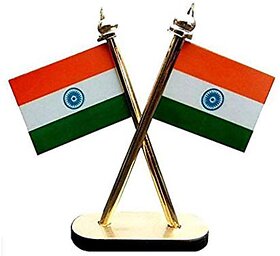love4ride Indian National Flag For Car Dashboard