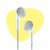 Eliide R1 In-Ear Headphones (White)