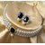 Designer Black CZ Kundan Pearl Choker Jewellery Set