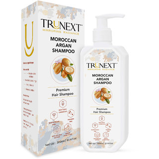 Moroccan Argan Shampoo for Hair Fall Control , Paraben Free and No Sulphate Natural Moroccan Argan Hair Shampoo 300 ml