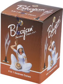 Bhajan (4in1) Incense Cone 6 Box Combo