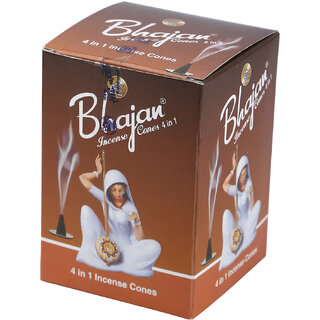 Bhajan (4in1) Incense Cone 6 Box Combo