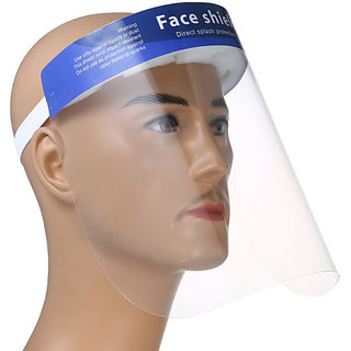 Face Shield Transparent Full Face Protective Face Shield Pack Of 10