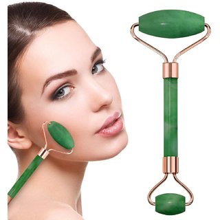Jade Roller Massager/Slimming Tool for Face, Neck and Head
